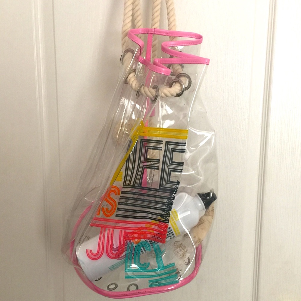 Juicy Couture Beach Bag w/Water Bottle Rare! 🏖🏝